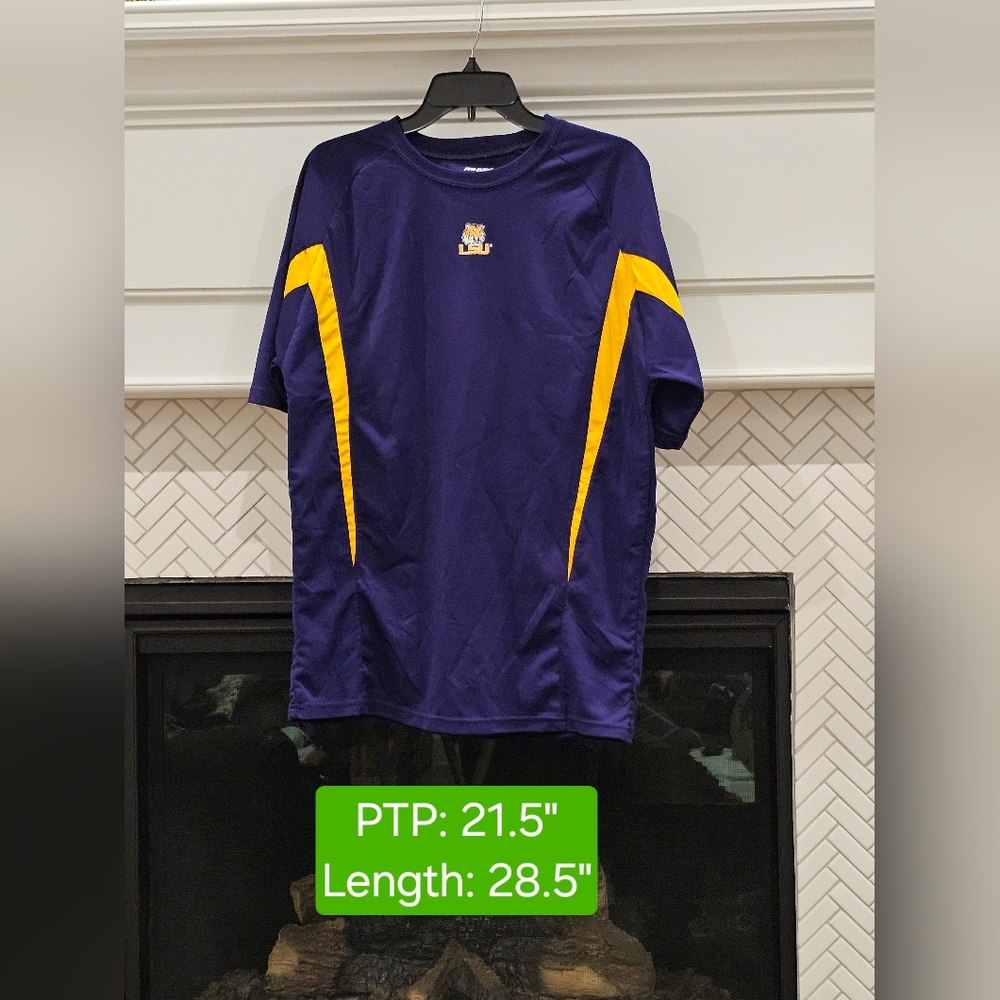 LSU Bundle T-Shirt, Knit Cap, NWT Plush Throw (Unisex)